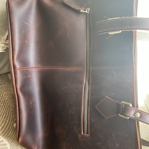 S-Zone distressed leather tote - NWOT - never worn! - Picture 12 of 14